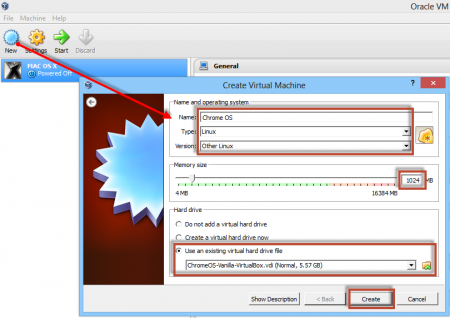 How to run Chrome OS from USB - create chrome os on virtualbox
