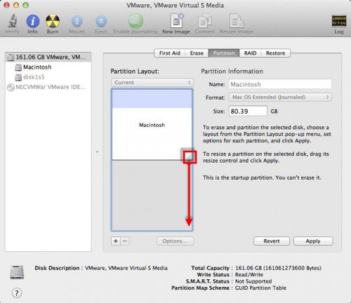 resize mac partitions - 11