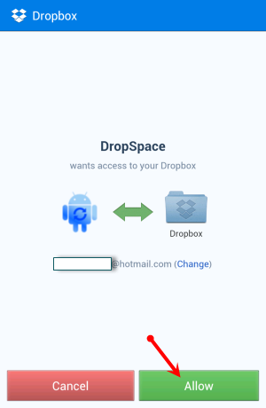 backup your android folders to dropbox - 04